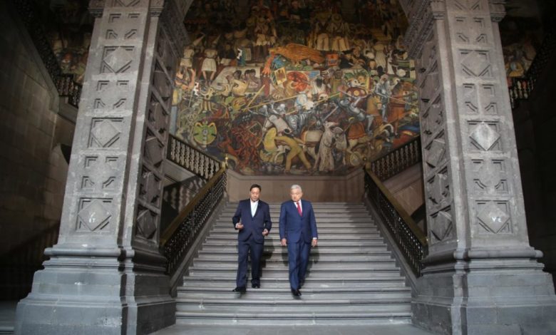 Presidentes de México y Bolivia